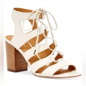 Coach Women's Larissa Lace-Up City Sandals Chalk